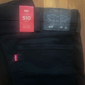 Men’s Levi’s 510 skinny 38x32 black